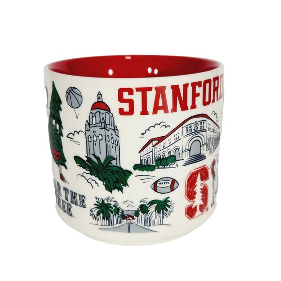 Starbucks Mug Stanford University Been There Series Campus Collection 14oz Red - Picture 4 of 9
